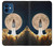 S3859 Bitcoin à la Lune Etui Coque Housse pour iPhone 12 mini