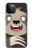 S3855 Dessin animé visage paresseux Etui Coque Housse pour iPhone 12 Pro Max
