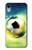 S3844 Ballon de football de football rougeoyant Etui Coque Housse pour iPhone XR