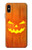 S3828 Citrouille d'Halloween Etui Coque Housse pour iPhone X, iPhone XS