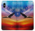 S3841 Pygargue à tête blanche volant dans un ciel coloré Etui Coque Housse pour iPhone X, iPhone XS
