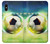 S3844 Ballon de football de football rougeoyant Etui Coque Housse pour iPhone X, iPhone XS