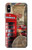 S3856 Vintage Londres Britannique Etui Coque Housse pour iPhone X, iPhone XS