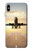 S3837 Avion Décollage Sunrise Etui Coque Housse pour iPhone XS Max