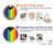 S3846 Drapeau de fierté LGBT Etui Coque Housse pour iPhone 7 Plus, iPhone 8 Plus