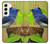 S3839 Oiseau bleu du bonheur Oiseau bleu Etui Coque Housse pour Samsung Galaxy S22