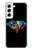 S3842 Diamant coloré abstrait Etui Coque Housse pour Samsung Galaxy S22