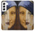 S3853 La Joconde Gustav Klimt Vermeer Etui Coque Housse pour Samsung Galaxy S22