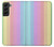 S3849 Couleurs verticales colorées Etui Coque Housse pour Samsung Galaxy S22 Plus