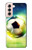 S3844 Ballon de football de football rougeoyant Etui Coque Housse pour Samsung Galaxy S21 5G