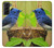 S3839 Oiseau bleu du bonheur Oiseau bleu Etui Coque Housse pour Samsung Galaxy S21 Plus 5G, Galaxy S21+ 5G