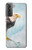 S3843 Pygargue à tête blanche sur glace Etui Coque Housse pour Samsung Galaxy S21 Plus 5G, Galaxy S21+ 5G