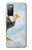 S3843 Pygargue à tête blanche sur glace Etui Coque Housse pour Samsung Galaxy S20 FE