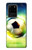 S3844 Ballon de football de football rougeoyant Etui Coque Housse pour Samsung Galaxy S20 Ultra