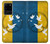 S3857 Colombe de la paix drapeau ukrainien Etui Coque Housse pour Samsung Galaxy S20 Ultra