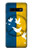 S3857 Colombe de la paix drapeau ukrainien Etui Coque Housse pour Samsung Galaxy S10 Plus