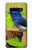 S3839 Oiseau bleu du bonheur Oiseau bleu Etui Coque Housse pour Samsung Galaxy S10
