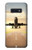 S3837 Avion Décollage Sunrise Etui Coque Housse pour Samsung Galaxy S10e