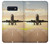 S3837 Avion Décollage Sunrise Etui Coque Housse pour Samsung Galaxy S10e