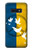 S3857 Colombe de la paix drapeau ukrainien Etui Coque Housse pour Samsung Galaxy S10e