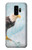 S3843 Pygargue à tête blanche sur glace Etui Coque Housse pour Samsung Galaxy S9