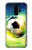 S3844 Ballon de football de football rougeoyant Etui Coque Housse pour Samsung Galaxy S9