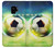 S3844 Ballon de football de football rougeoyant Etui Coque Housse pour Samsung Galaxy S9