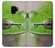 S3845 Grenouille verte Etui Coque Housse pour Samsung Galaxy S9