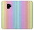 S3849 Couleurs verticales colorées Etui Coque Housse pour Samsung Galaxy S9