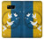 S3857 Colombe de la paix drapeau ukrainien Etui Coque Housse pour Samsung Galaxy S8 Plus