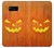 S3828 Citrouille d'Halloween Etui Coque Housse pour Samsung Galaxy S8