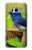 S3839 Oiseau bleu du bonheur Oiseau bleu Etui Coque Housse pour Samsung Galaxy S8