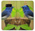 S3839 Oiseau bleu du bonheur Oiseau bleu Etui Coque Housse pour Samsung Galaxy S8
