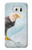 S3843 Pygargue à tête blanche sur glace Etui Coque Housse pour Samsung Galaxy S7 Edge