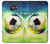 S3844 Ballon de football de football rougeoyant Etui Coque Housse pour Samsung Galaxy S7 Edge