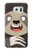 S3855 Dessin animé visage paresseux Etui Coque Housse pour Samsung Galaxy S7 Edge