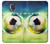 S3844 Ballon de football de football rougeoyant Etui Coque Housse pour Samsung Galaxy S5