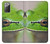 S3845 Grenouille verte Etui Coque Housse pour Samsung Galaxy Note 20