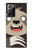 S3855 Dessin animé visage paresseux Etui Coque Housse pour Samsung Galaxy Note 20 Ultra, Ultra 5G