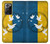S3857 Colombe de la paix drapeau ukrainien Etui Coque Housse pour Samsung Galaxy Note 20 Ultra, Ultra 5G
