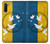 S3857 Colombe de la paix drapeau ukrainien Etui Coque Housse pour Samsung Galaxy Note 10