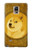 S3826 Dogecoin Shiba Etui Coque Housse pour Samsung Galaxy Note 4