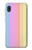 S3849 Couleurs verticales colorées Etui Coque Housse pour Samsung Galaxy A10e