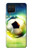 S3844 Ballon de football de football rougeoyant Etui Coque Housse pour Samsung Galaxy A12