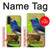 S3839 Oiseau bleu du bonheur Oiseau bleu Etui Coque Housse pour Samsung Galaxy A13 5G