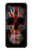 S3848 Crâne de drapeau du Royaume-Uni Etui Coque Housse pour Samsung Galaxy A20e