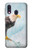 S3843 Pygargue à tête blanche sur glace Etui Coque Housse pour Samsung Galaxy A40