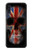S3848 Crâne de drapeau du Royaume-Uni Etui Coque Housse pour Samsung Galaxy A50