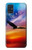 S3841 Pygargue à tête blanche volant dans un ciel coloré Etui Coque Housse pour Samsung Galaxy A51 5G