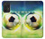 S3844 Ballon de football de football rougeoyant Etui Coque Housse pour Samsung Galaxy A52s 5G